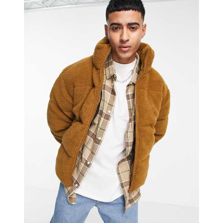 Oversized hot sale teddy jacket