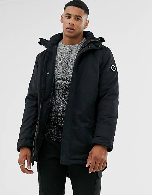Only & Sons padded parka with wire frame hood | ASOS