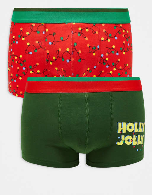 Only & Sons - Pakke med 4 jule-boksershorts og sokke-adventskalender, 3 af 4