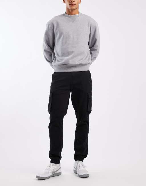 ONLY & SONS - Pantalon cargo ajusté et resserré aux chevilles - Noir, 2 de 5