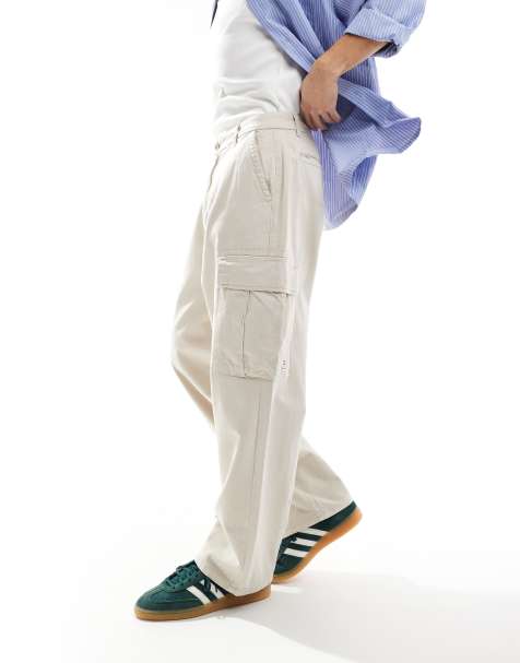 ONLY & SONS - Pantalon cargo ample - Beige - view 1