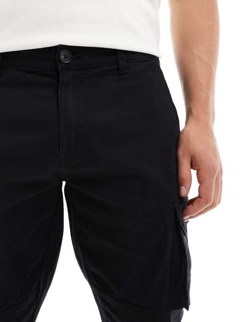 Only & Sons - Pantalon cargo coupe slim à chevilles resserrées - Noir, 2 de 5