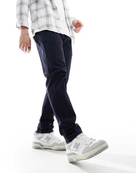Only & Sons - Pantalon chino coupe slim - Bleu marine - view 1