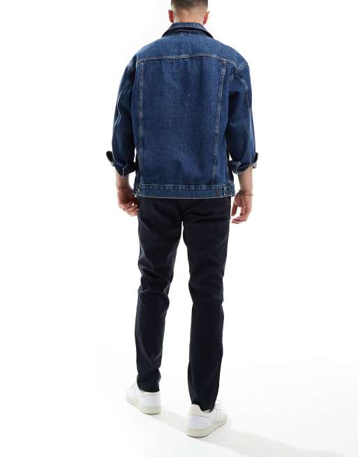 Only & Sons - Pantalon chino coupe slim - Bleu marine, 2 de 5