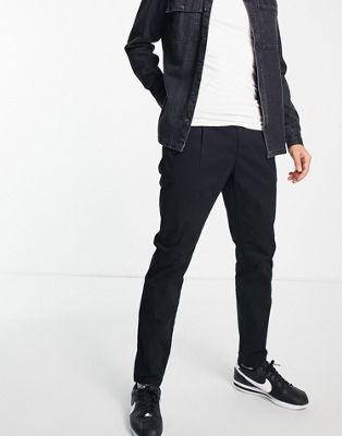 Only & Sons chino slim fit in black - ASOS Price Checker