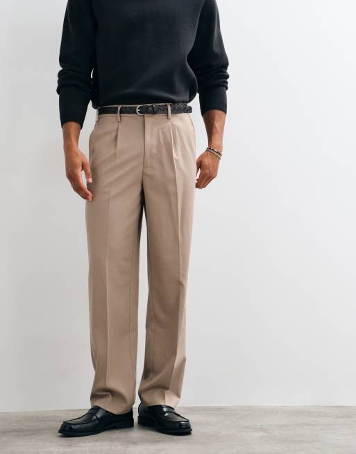 ONLY & SONS pantalon de costume coupe ample couleur chinchilla, 2 de 5