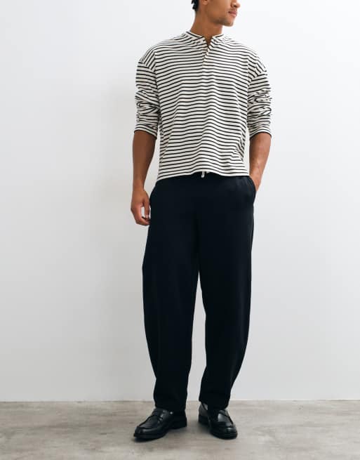 ONLY & SONS pantalon de jogging à jambe ballon noir, 2 de 5