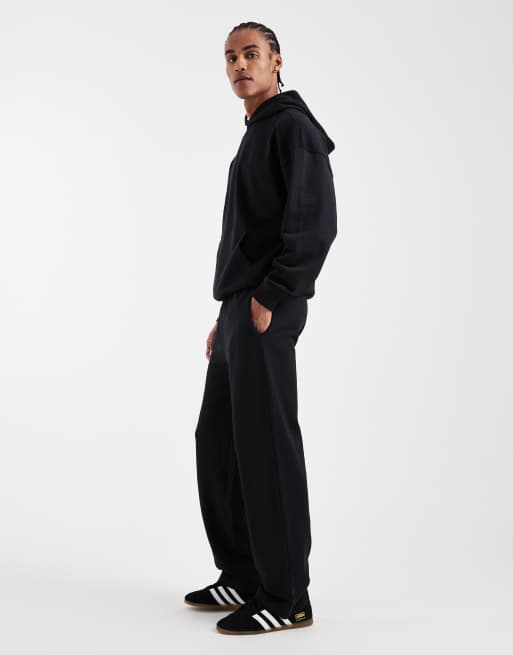 ONLY & SONS - Pantalon de jogging d'ensemble ample en tissu épais 400 g/m<sup>2</sup> de qualité supérieure - Noir, 2 de 5