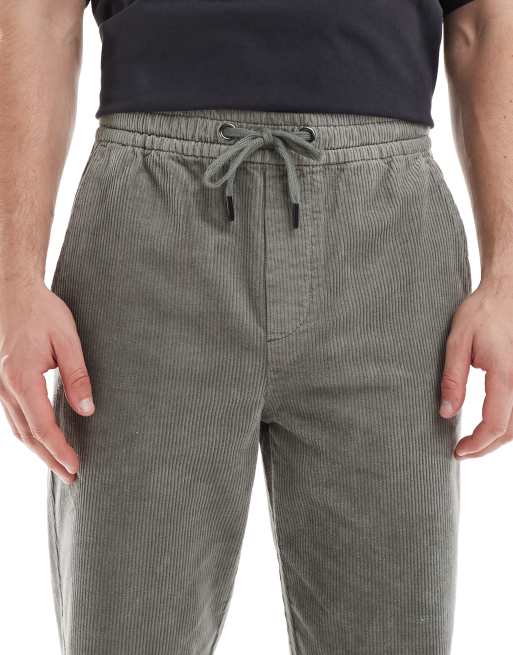ONLY & SONS - Pantalon fuselé en velours côtelé - Sauge foncé, 5 de 5