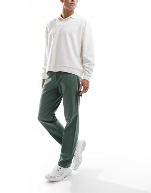 ONLY & SONS - Pantalon large - Vert sauge