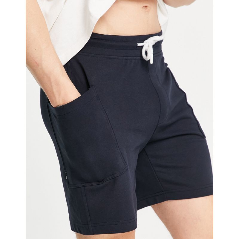 Pantaloncini cargo Pantaloncini Only & Sons - Pantaloncini cargo in jersey di cotone organico blu navy