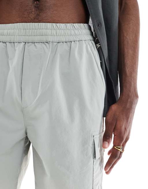 ONLY & SONS - Pantaloncini cargo tecnici grigi, 5 di 5