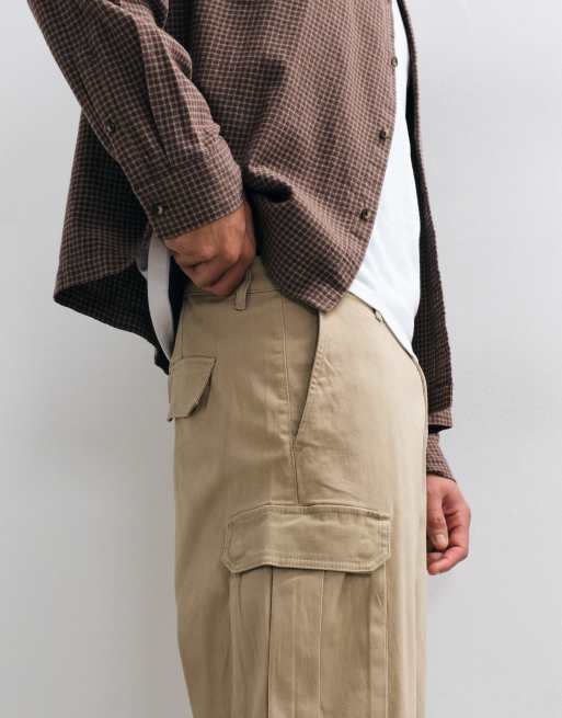 ONLY & SONS pantalones cargo holgados en piedra, 5 de 5