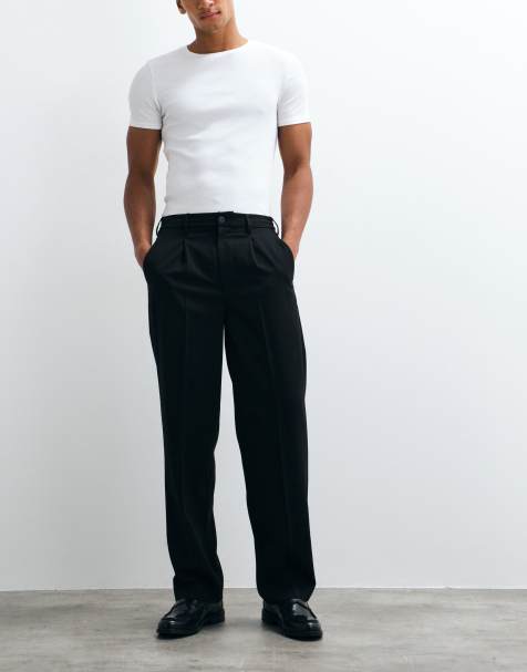 Only & Sons - Pantaloni ampi sartoriali neri - view 1