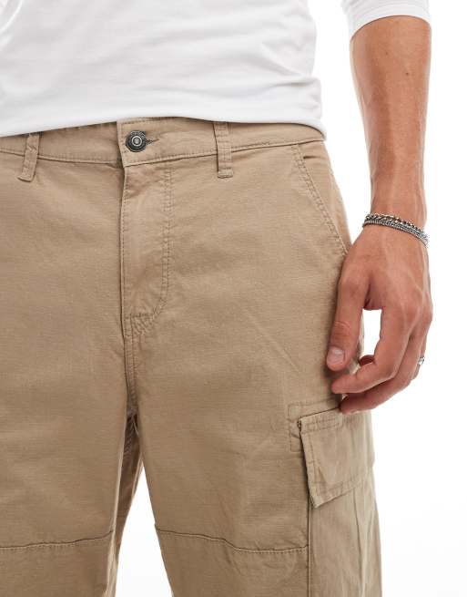 ONLY & SONS - Pantaloni cargo ampi beige, 5 di 5