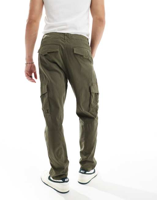 Only & Sons - Pantaloni cargo slim fit kaki, 2 di 5