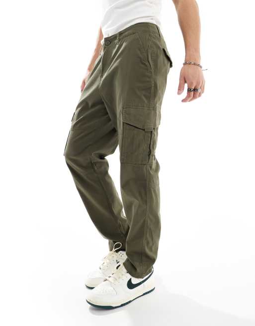 Only & Sons - Pantaloni cargo slim fit kaki, 4 di 5