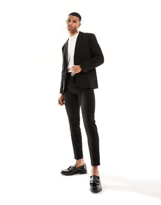 Only & Sons - Pantaloni da abito slim fit neri, 2 di 4