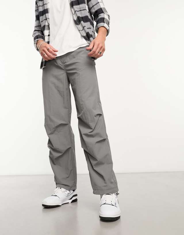 ONLY & SONS - parachute technical pant in grey