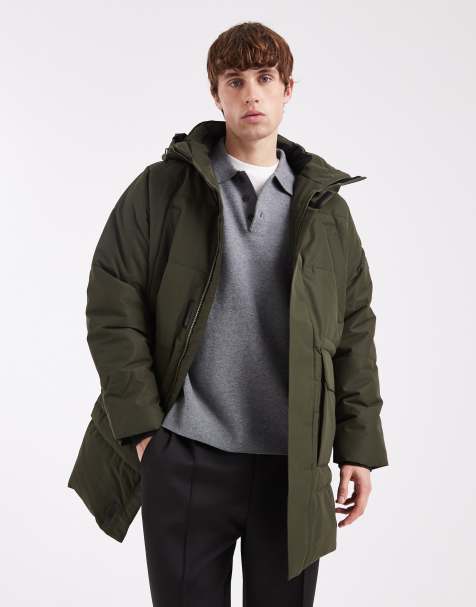 ONLY & SONS - Parka imbottito color verde scuro - view 1