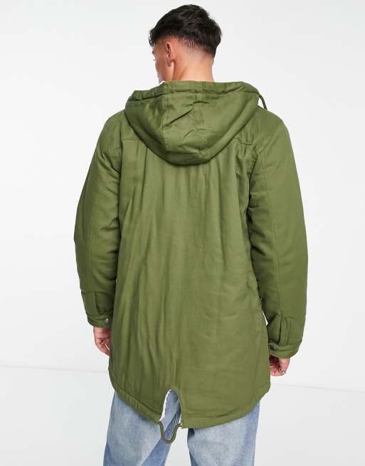 Mens lightweight hot sale fishtail parka