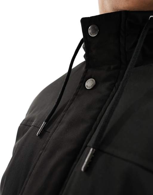 Only & Sons - Parka met borgvoering in de capuchon in zwart, 2 van 4