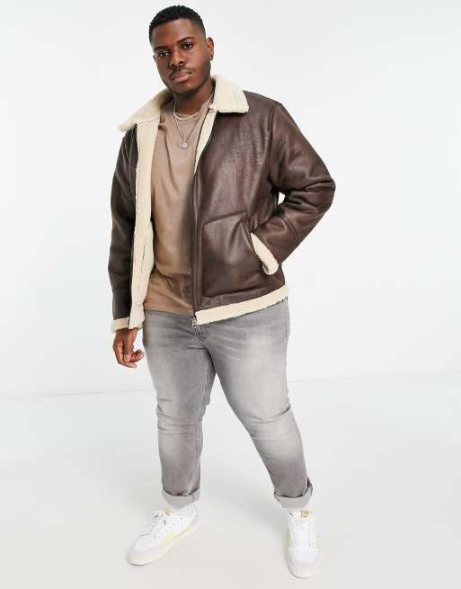 Plus aviator outlet jacket