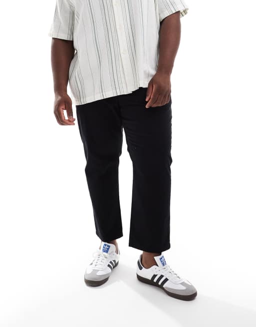 ONLY & SONS Plus - Chino neri taglio corto