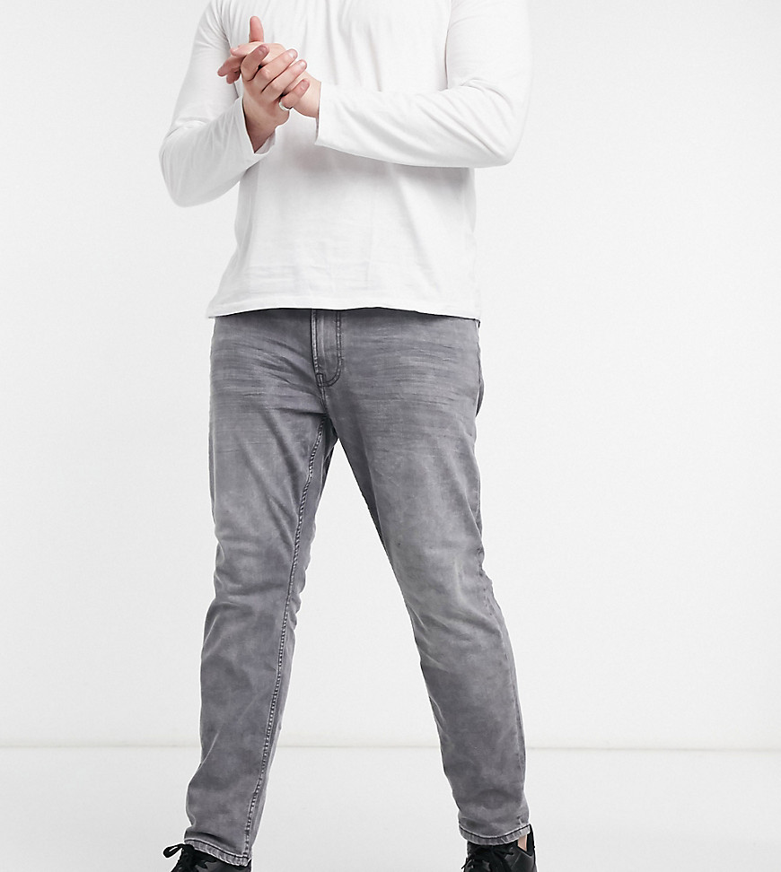 Only & Sons Plus - Skinny jeans in lichtgrijs
