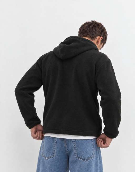 ONLY & SONS polaire coupe relaxed à capuche noire, 8 de 11