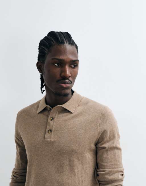 ONLY & SONS polotröja i beige melange, 2 av 5