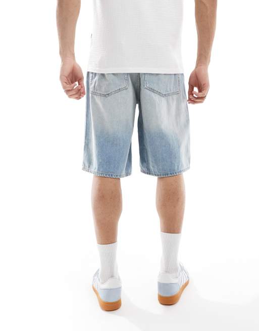 Only & Sons - Posede denimshorts i lyseblå vask, 2 af 5