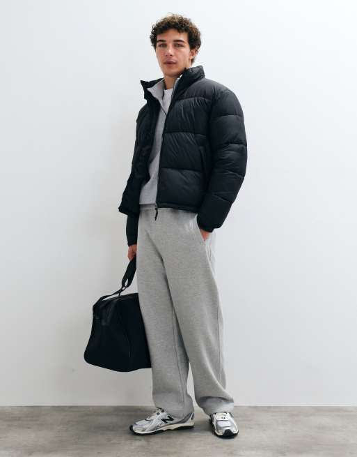 ONLY & SONS puffer jacket in black, 3 of 5