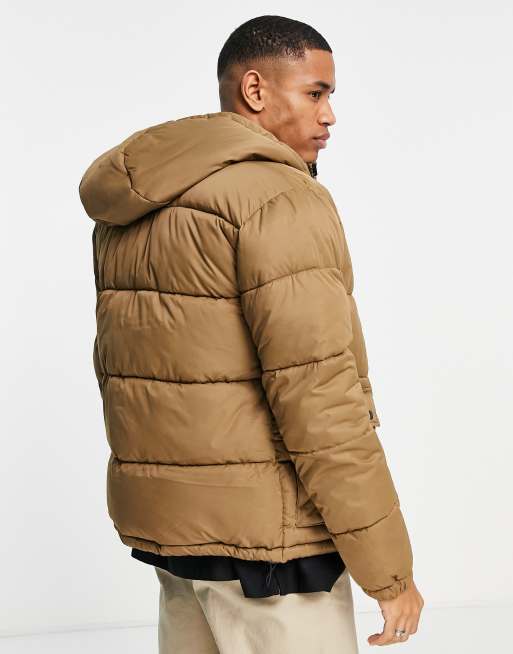 Tan puffer 2024 jacket mens