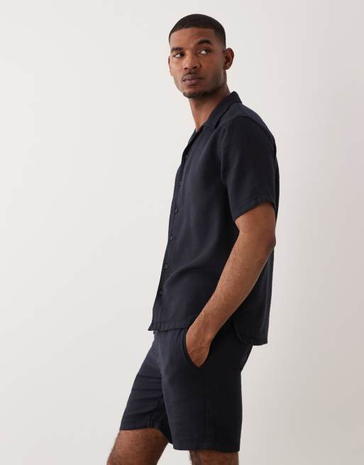 ONLY & SONS pull on shorts in navy - part of a set, 4 of 5