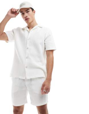 Only & Sons Pull On Waffle Shorts