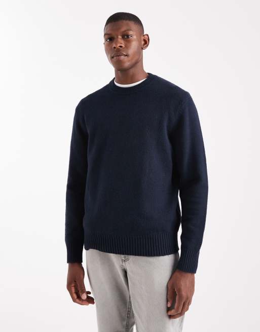 ONLY & SONS - Pull ras de cou décontracté - Bleu marine