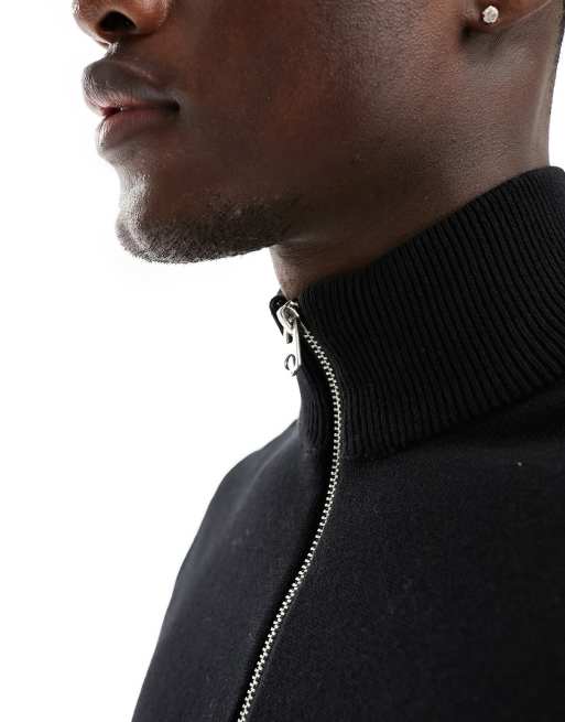 Only & Sons - Pull zippé - Noir, 2 de 4