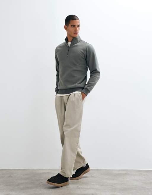 ONLY & SONS - Pull zippé - Vert sauge foncé, 3 de 5