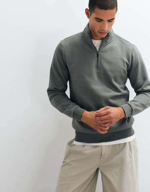 ONLY & SONS - Pull zippé - Vert sauge foncé, 5 de 5