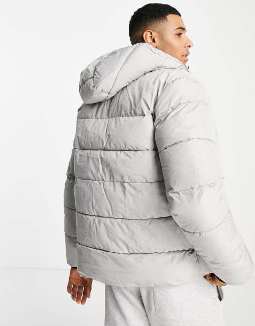 Light gray store puffer jacket