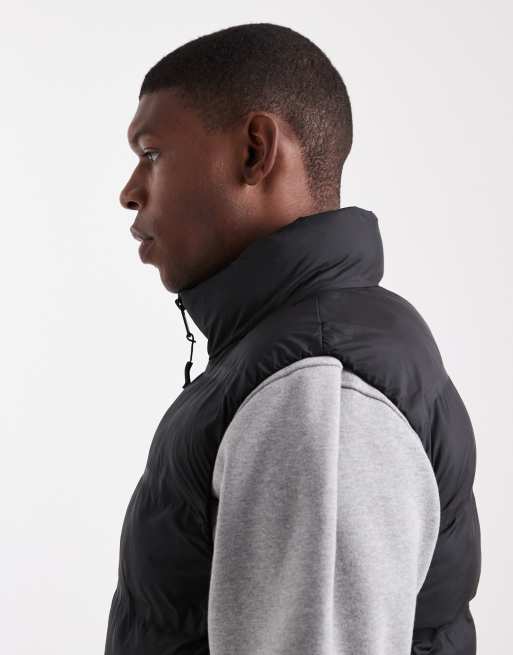 Only & Sons quilted vest in black, 4 of 5
