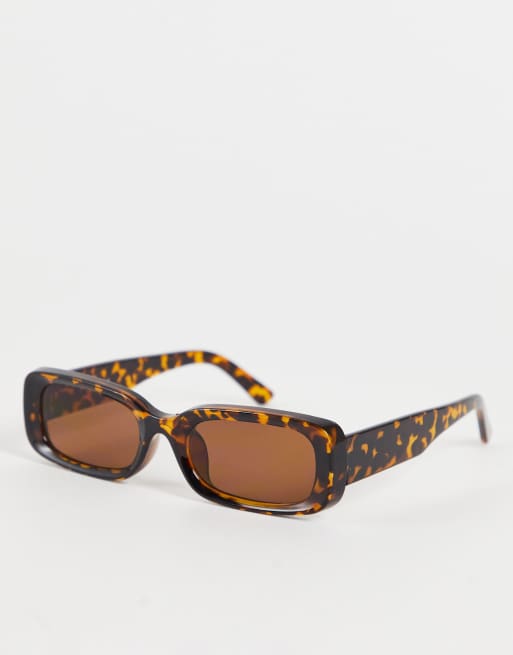 Rectangle sunglasses sale tortoise