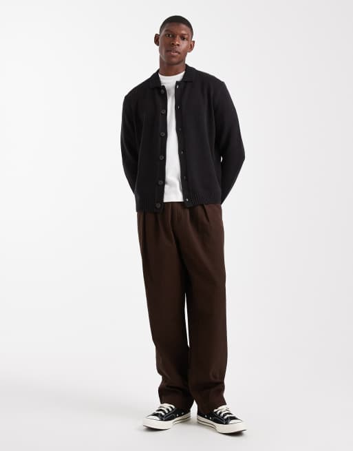 ONLY & SONS regular cardigan in black, 2 of 5