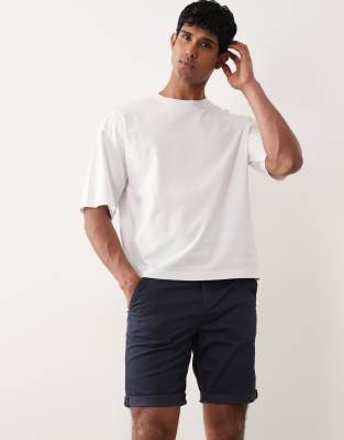 SONS - Regular-Fit-Chino-Shorts in Dunkelblau Blau XS