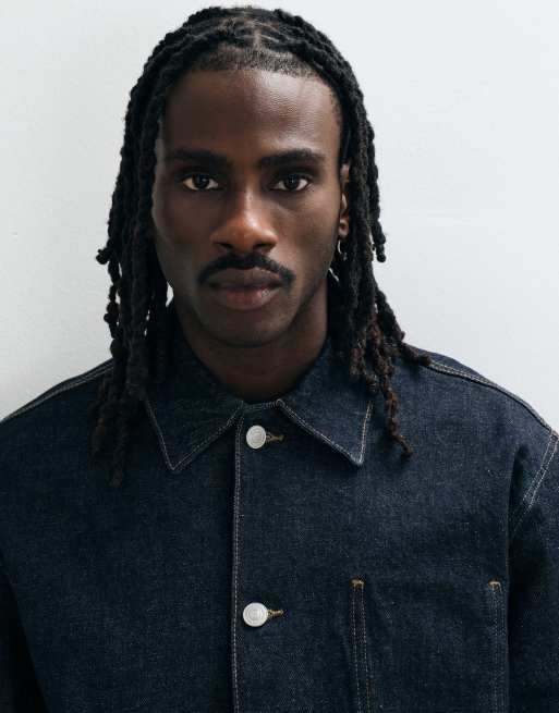 ONLY & SONS regular fit denim jacket in dark rinse, 2 of 5