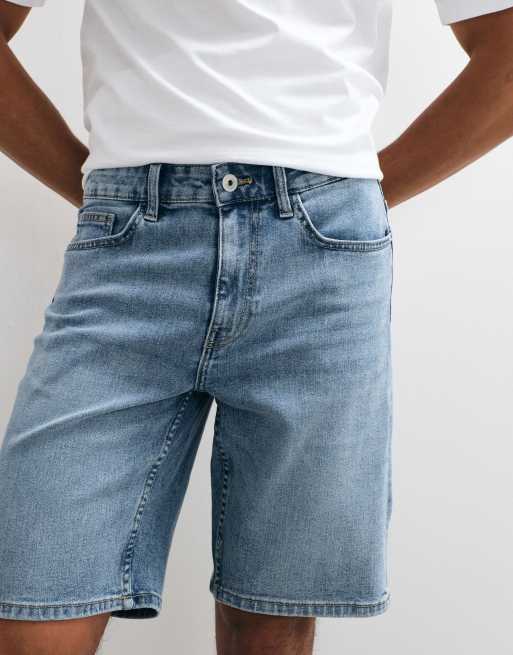 ONLY & SONS regular fit denim shorts in light blue, 3 of 5