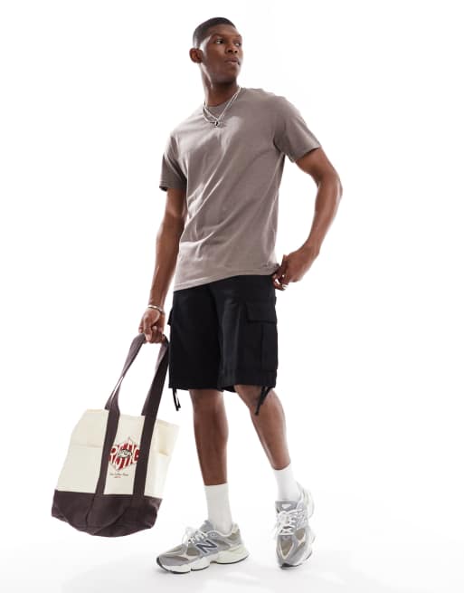 ONLY & SONS regular fit t-shirt in brown, 3 of 4