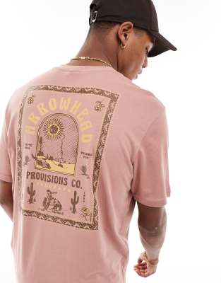 Only & Sons Regular Fit T-shirt With Arrowhead Back Print