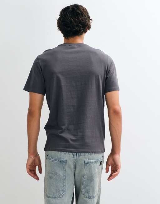 ONLY & SONS regular fit t-shirt with football mascot print in charcoal, 4 of 5